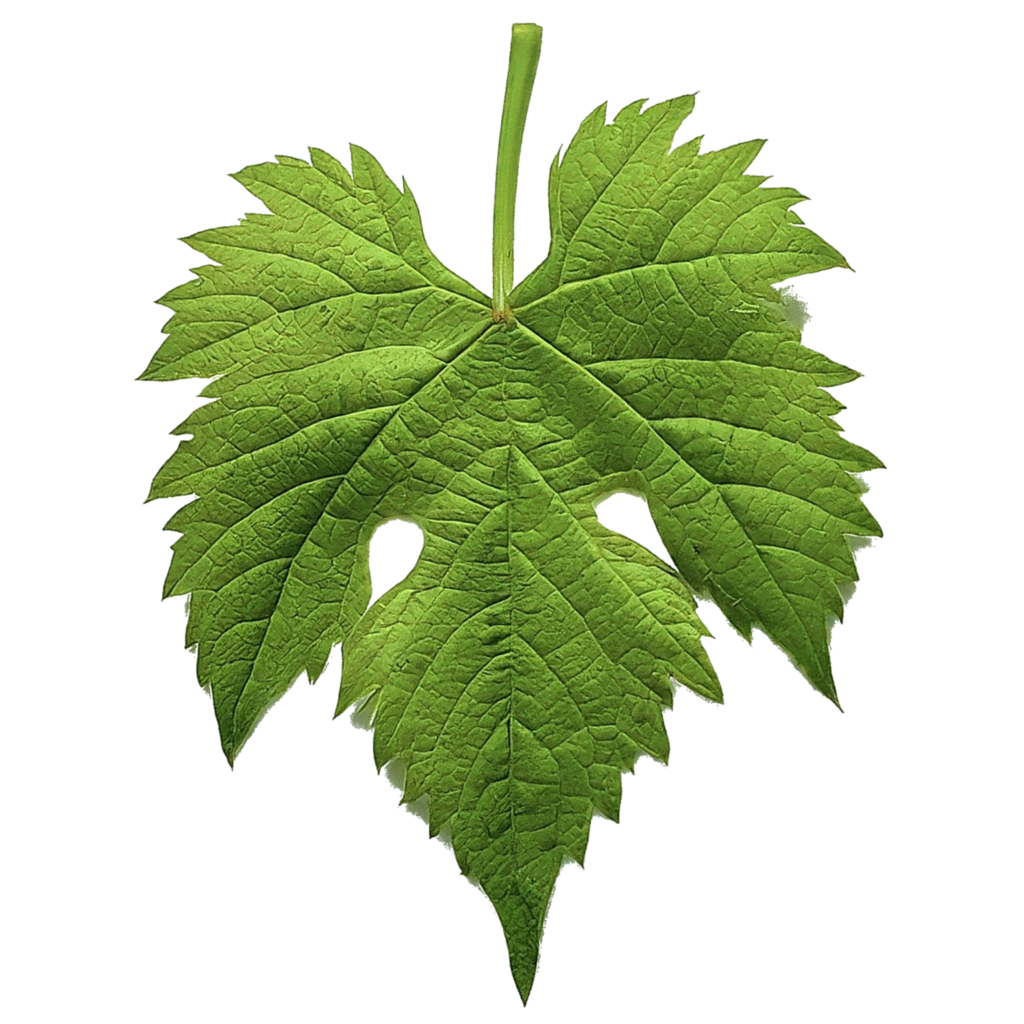 realistic_grape_leaf_straight